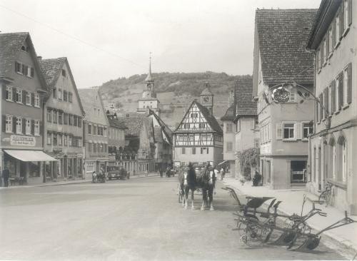 Haupstraße Künzelsau um ca. 1920